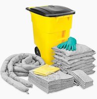 Spill kit for biohazard cleanup