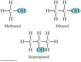 Hydroxyl group in alcohols