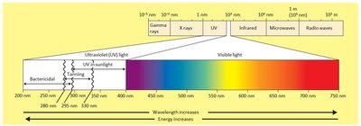 Radiant energy spectrum