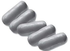 Chain of rod-shaped bacteria (streptobacilli)