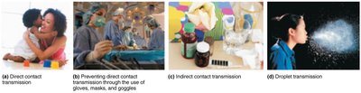 Contact transmission types