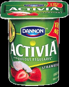 Yogurt produced by bacterial fermentation