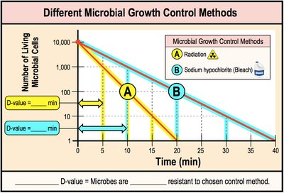 Microbial death curves and D-value
