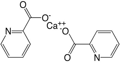 Chemical structure of calcium dipicolinate