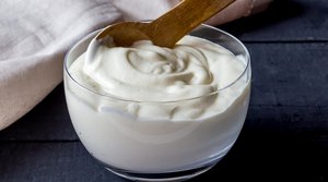 Bowl of yogurt