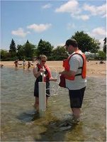 Environmental sampling for microbes in a natural setting