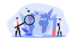 Epidemiology concept illustration