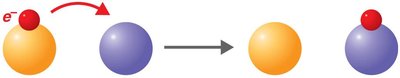 Simple oxidation-reduction reaction