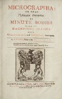 Title page of Robert Hooke's Micrographia