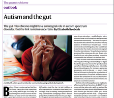 Article on autism and the gut microbiome