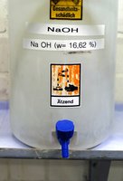 NaOH container