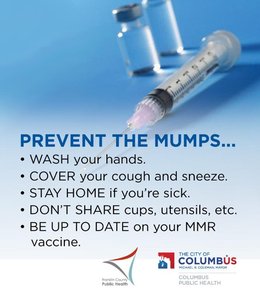 MMR vaccine prevention infographic