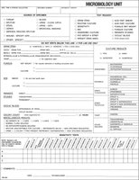 Microbiology laboratory requisition form