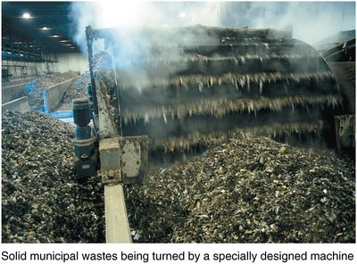 Composting municipal wastes