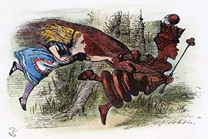 Illustration of the Red Queen hypothesis showing evolutionary arms race