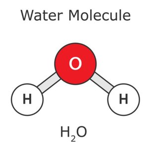 Water molecule structure