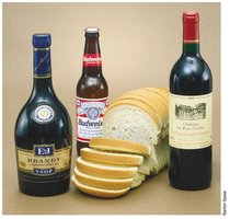 Fermentation products (bread, wine, beer)