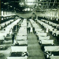1918 influenza pandemic hospital ward