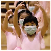 MERS outbreak with individuals wearing masks