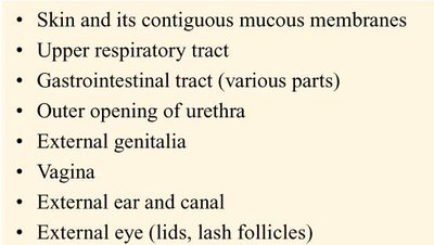 Sterile sites