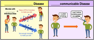 Disease vs. Noncommunicable Disease