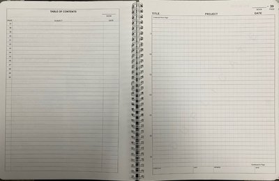 Notebook example: large drawings