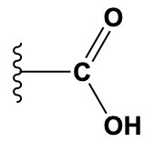 Carboxyl functional group structure