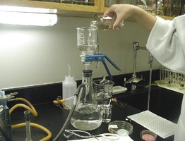 Laboratory setup for membrane filtration