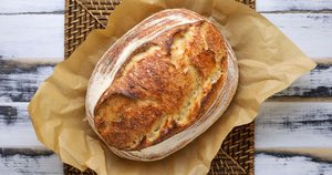 Sourdough bread loaf