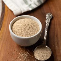 Bowl of dry yeast