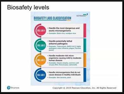 Biosafety labs classification