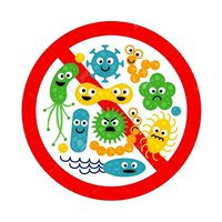 No microbes cartoon (sterilization)
