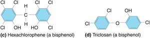Structure of bisphenols