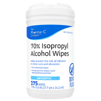 Isopropyl alcohol antiseptic wipes