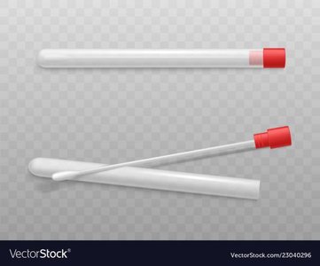 Swab in transport tube