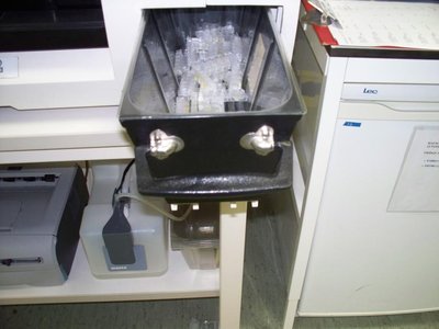 Waste compartment of analyzer