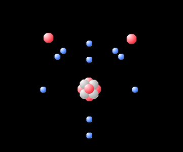 Hydrogen bonds between water molecules