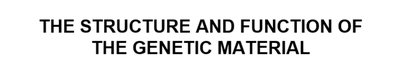 Genotype and phenotype definitions