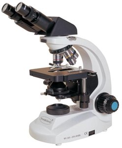 Modern binocular compound microscope