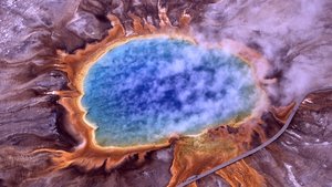Hot spring, habitat for thermophilic archaea