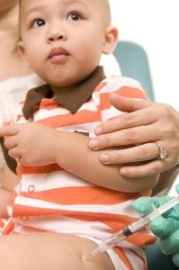 Bordetella pertussis infection in infant