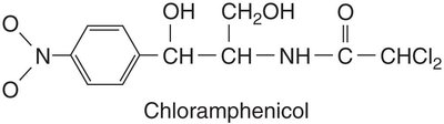 Structure of chloramphenicol