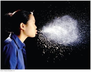 Droplet transmission of pathogens