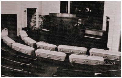 Historical photo of botulism outbreak fatalities