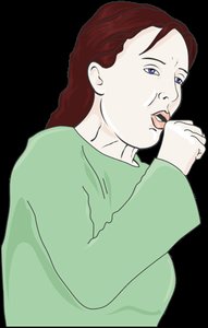 Droplet transmission (coughing)