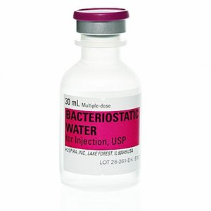Bacteriostatic water vial