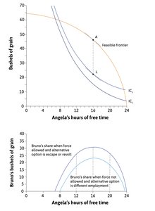 Tenancy contract: Angela's consumption after paying land rent