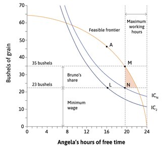 Impact of more free time on grain production and wages