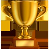 Trophy representing optimum