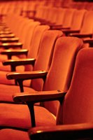 Auditorium seats representing population effect on demand